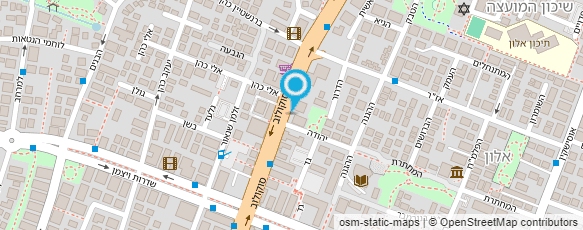 מפת הגעה אל גלידה פרדו