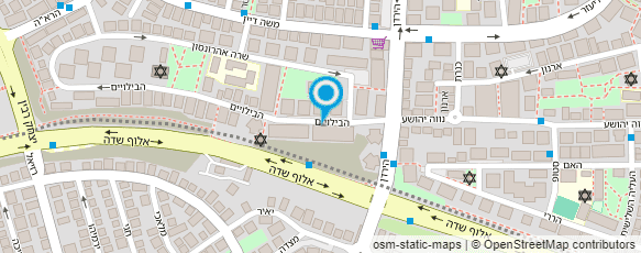 מפת הגעה אל בלט מנחם