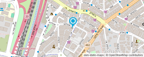 מפת הגעה אל שפטניצקי; חלפין; הוברמן- עו"ד