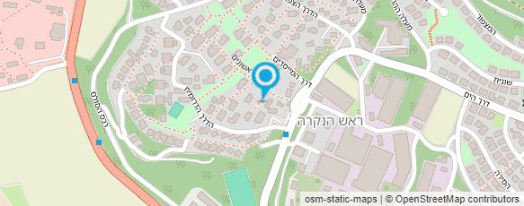 מפת הגעה אל ראש הנקרה