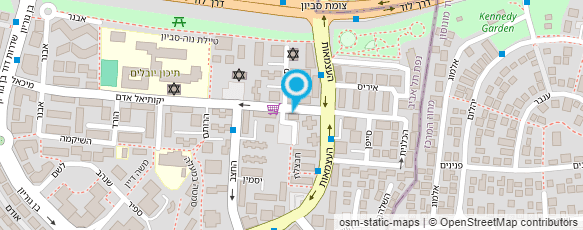 מפת הגעה אל מכולת דוד