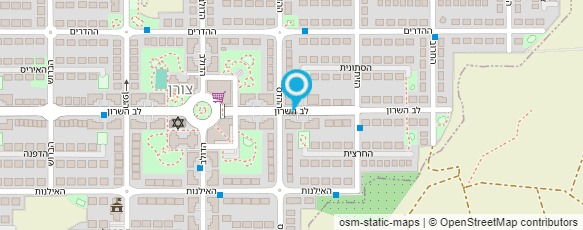 מפת הגעה אל גינות הוד מפת הגעה אל גינות הוד