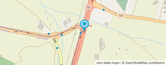 מפת הגעה אל תחנת דלק סונול