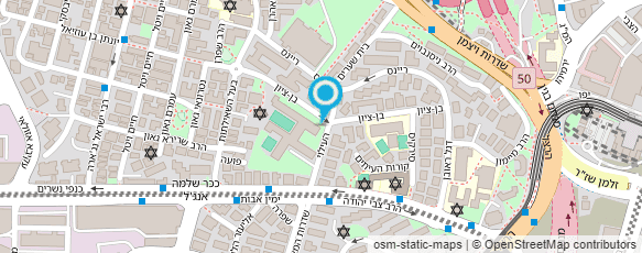 מפת הגעה אל "בית היתומות הכללי" ע"ש וינגרטן