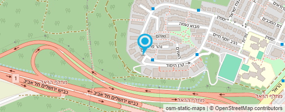 מפת הגעה אל גאון עפר