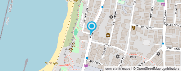 מפת הגעה אל אולמי מלון פארק