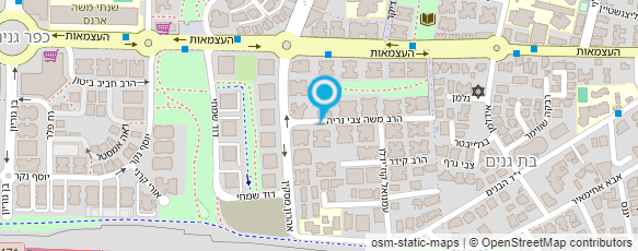 מפת הגעה אל פרופ' גרוסמן אהוד