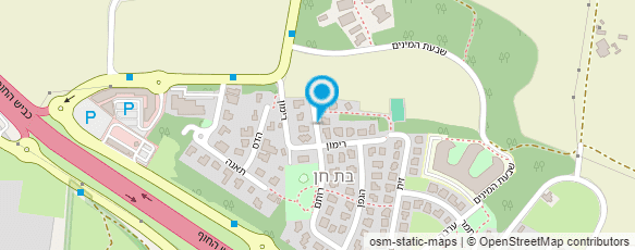 מפת הגעה אל גן בתנועה