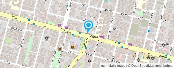 מפת הגעה אל מוניות קרן