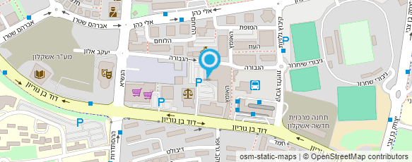 מפת הגעה אל קניון גירון