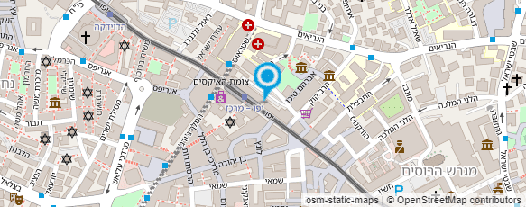 מפת הגעה אל נעלי ארבע עונות ירושלים