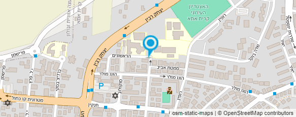 מפת הגעה אל חטיבת ביניים רוגוזין ב'