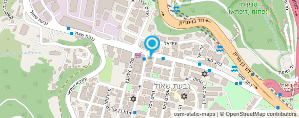 מפת הגעה אל ישיבת נחלת אשר