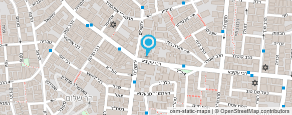 מפת הגעה אל בזאר עקיבא