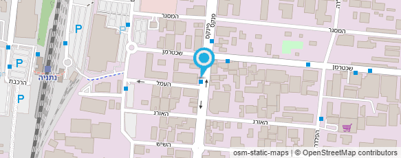 מפת הגעה אל ניסידן נתניה - שרותי רכב בע"מ