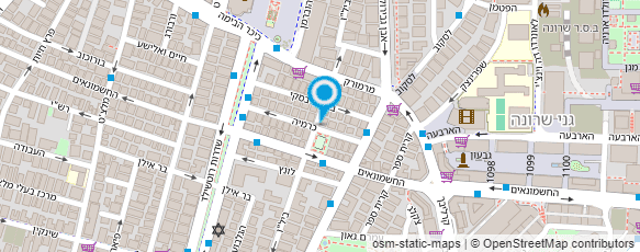 מפת הגעה אל מעבדות בנימיני יחזקאל - שרותי אלקטרוניקה