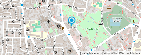 מפת הגעה אל עו"ד פרנקו שמעון