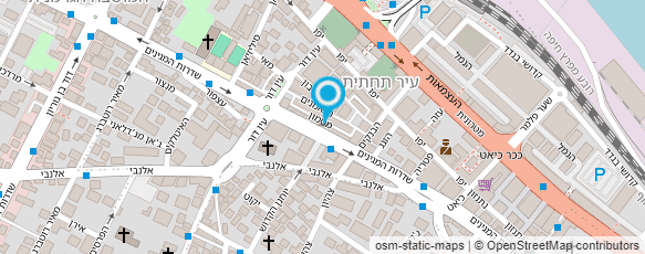 מפת הגעה אל מרכז הביגוד חיפה בע"מ