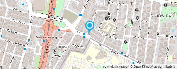 מפת הגעה אל המספריים של ברוך