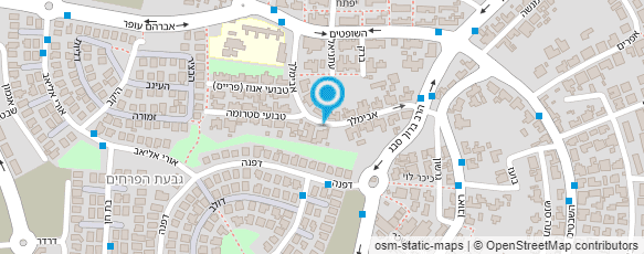 מפת הגעה אל מסגרית אורן