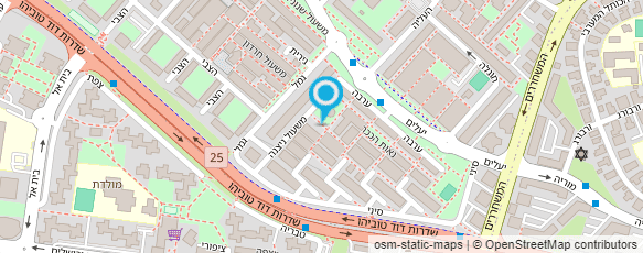 מפת הגעה אל סטודיו לתנועה פילאטיס