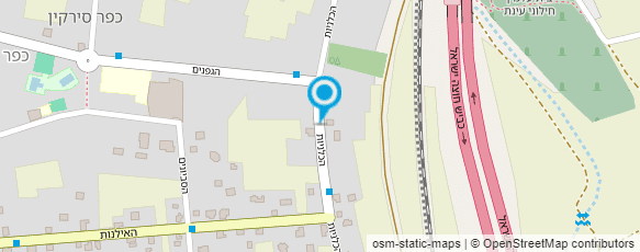 מפת הגעה אל ד"ר אלוני דורון