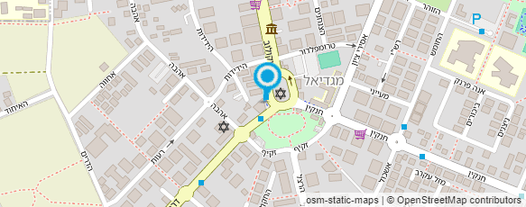 מפת הגעה אל פיצה דנדוש