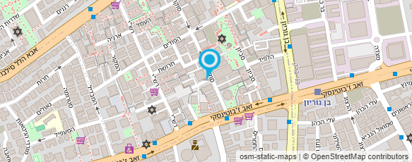 מפת הגעה אל המרכז לליטוש אבן