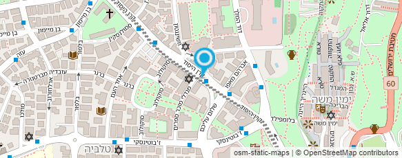 מפת הגעה אל מרכז שמעון ויזנטל