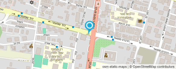 מפת הגעה אל מכללת מעוף חדרה בע"מ