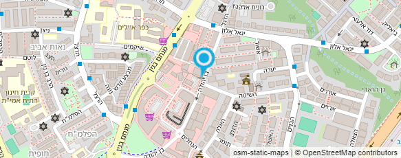 מפת הגעה אל המטה לביטחון שדרות