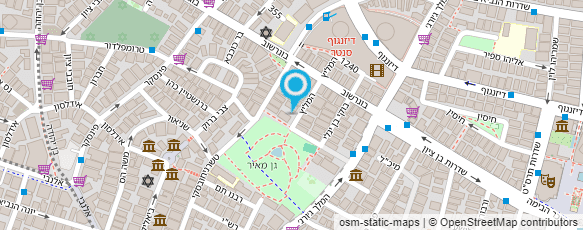 מפת הגעה אל אגודת עזר מציון