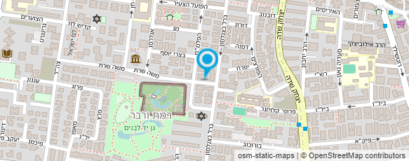 מפת הגעה אל ד"ר גולדברג יוסף