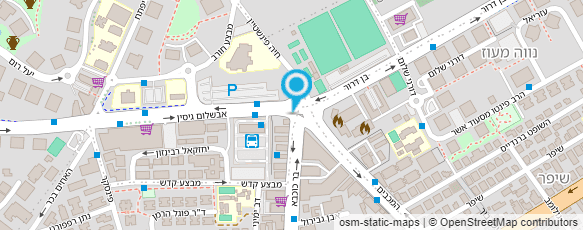 מפת הגעה אל מוסך יוסי סגל