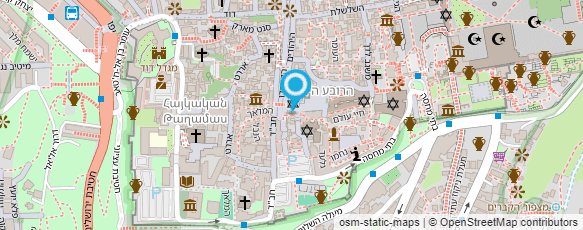 מפת הגעה אל פיצה ופלאפל הרובע