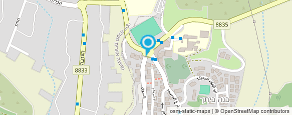 מפת הגעה אל דפוס א.ר.ח. עאמר