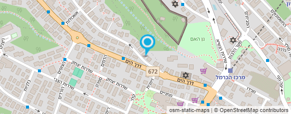 מפת הגעה אל מועצת הנוער העירונית חיפה