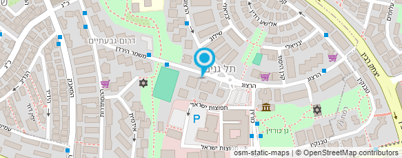 מפת הגעה אל מרכז קהילתי נעמ"ת גבעתיים