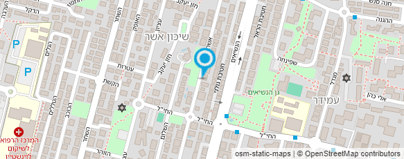 מפת הגעה אל התעמלות "בונה עצם" - יוכי לוי