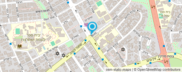 מפת הגעה אל מינימרקט עין גנים