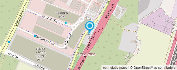 מפת הגעה אל תחנת דלק פז