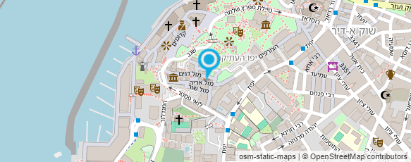 מפת הגעה אל הסטודיו ביפו העתיקה