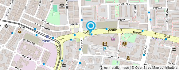 מפת הגעה אל קניון בת ים