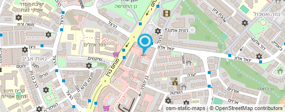 מפת הגעה אל בית ספר "דני רהט"