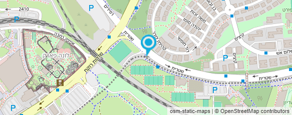 מפת הגעה אל אגוד הטניס בישראל