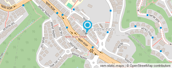 מפת הגעה אל ד"ר אלכס בני