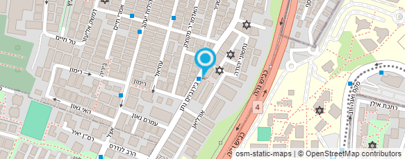 מפת הגעה אל אגודת השומרים לשמירת הלשון