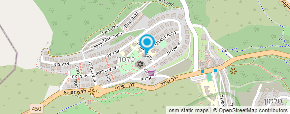 מפת הגעה אל טלמון-אגודה שיתופית חקלאית להתיישבות קהילתית בע"מ