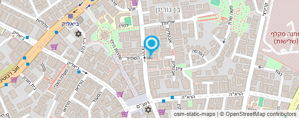 מפת הגעה אל "המתוקיה של בני"