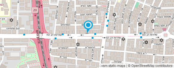 מפת הגעה אל מאפיית בריאות